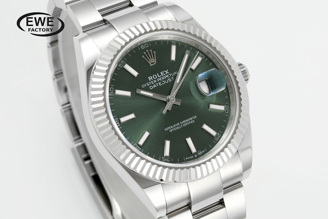 Rolex EWE Factory Datejust 41mm Men Watch, 3235 Automatic Movement, 904L Steel